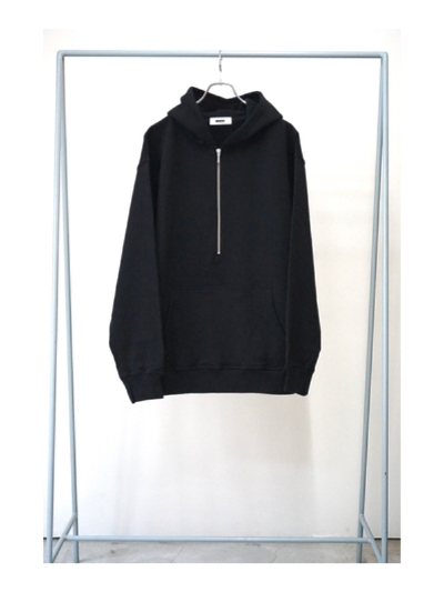 REVERBERATEio[oCgjREV-24AW-RB-16 HALF ZIP HOODY