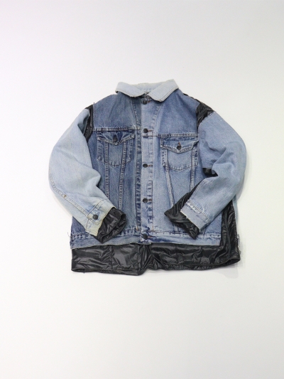 NEEDLESij[hYjPU337 Rebuids by Needles Jean Jacket Covererd Jacket