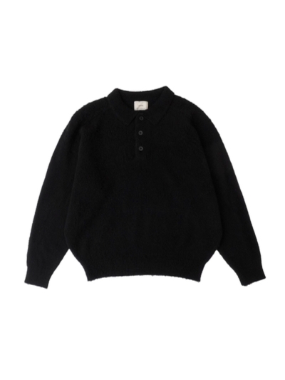 EVCONiGrRj 243-91203 SHAGGY POLO KNIT