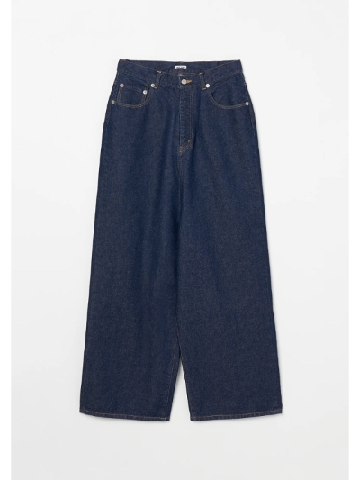 INSCRIRE (AXNA) IC242DAIDPT33AB Denim Loose Fit Pants INDIGO