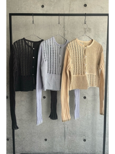 TGORigS[j TG4A-J0202 Glitter~mohair cardigan [FINAL SALE]