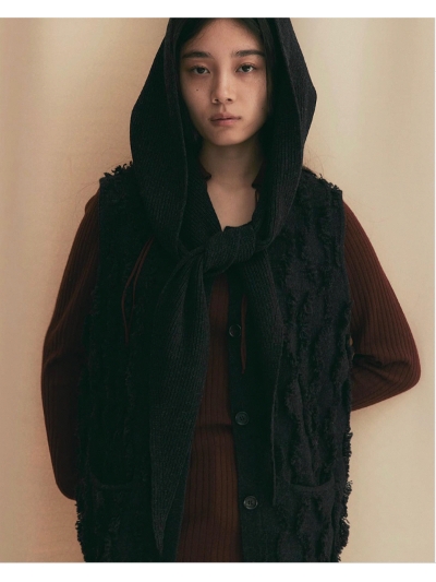 TGORigS[j TG3A-J0303 Cut jacqard vest