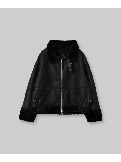 KHA:KIiJ[Lj MIL24FJK3226 ECO MOUTON B3 JACKET