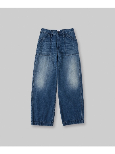 KHA:KIiJ[Lj MIL24FPT3213 WIDE DENIM DECK PANTS