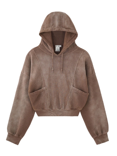 X-girl  (GbNXK[) 4582700298605  DISTRESSED COMPACT SWEAT HOODIE 