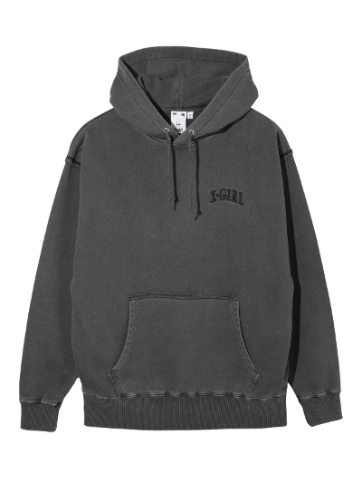 X-girl  (GbNXK[) 4582700233491 DISTRESSED SWEAT HOODIE