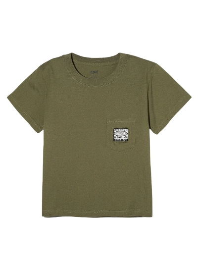 X-girl  (GbNXK[) 4582700161756 BOX LOGO EMBROIDERY S/S POCKET TEE