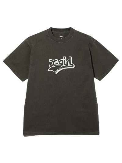 X-girl  (GbNXK[) 4582700161640 SPORTS MILLS LOGO S/S TEE