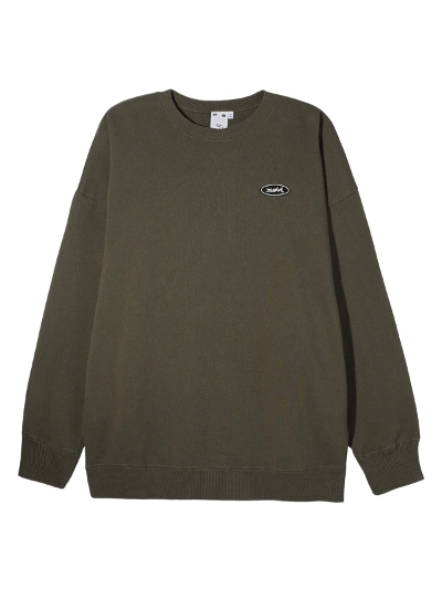 X-girliGbNXK[) 105234012021 OVAL LOGO BIG SWEAT TOP X-girl