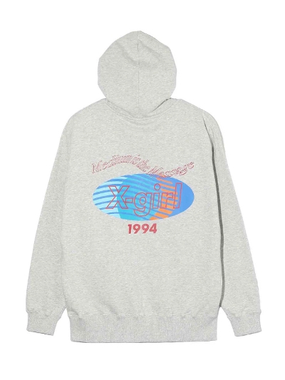 X-girliGbNXK[) 4582700041447 SPLIT OVAL LOGO SWEAT HOODIE X-girl
