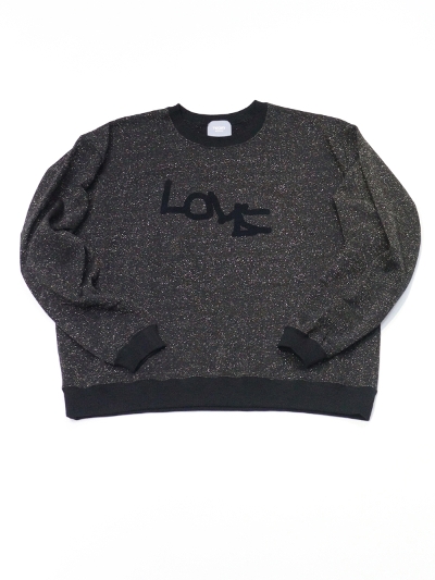 TODAY editionigDfCGfBVj24-2nd-16 "LOVE" Glitter CN Sweat