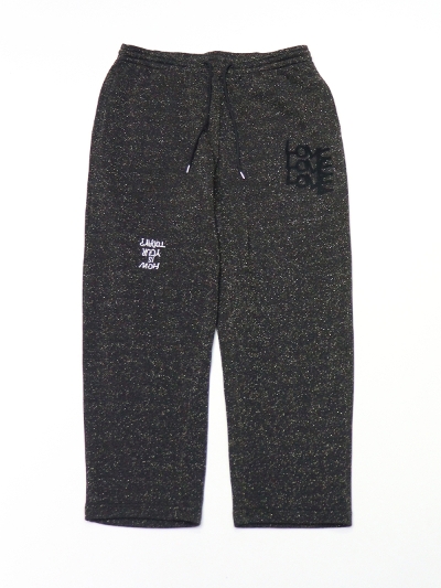 TODAY editionigDfCGfBVj24-2nd-17 "LOVE" Glitte Sweat Pants