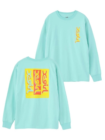 X-girliGbNXK[) 105231011008 TRIPLE MILLS LOGO L/S TEE X-girl
