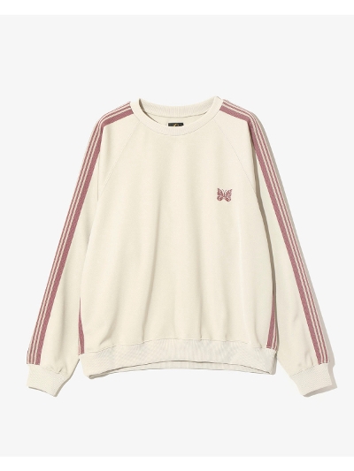 NEEDLESij[hY) QV306 Track Crew Neck Shirt - Poly Smooth
