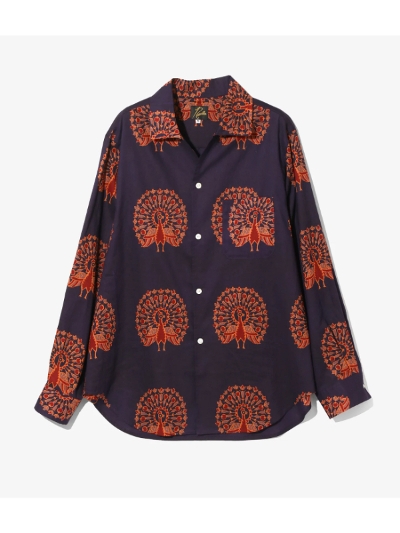 NEEDLESij[hY)QV284  Italian Collar Shirt - Pt. Cotton Lawn