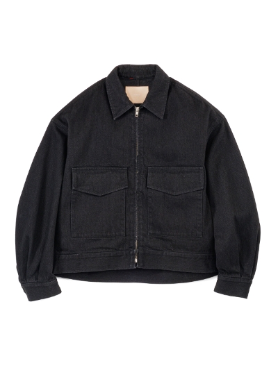 GraphpaperiOty[p[ jGL251-20191RB Selvage Denim Zip Jacket