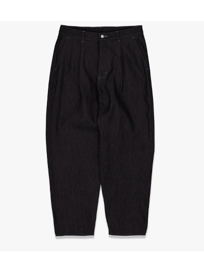 GraphpaperiOty[p[ jGU251-40187RB Selvage Denim Two Tuck Tapered Pants -LIGHT FADE-