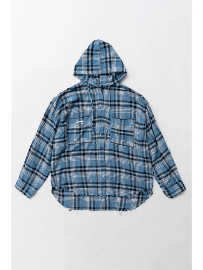 PRANK PROJECT (vN vWFNg) 31251316104 Hooded Check Shirt