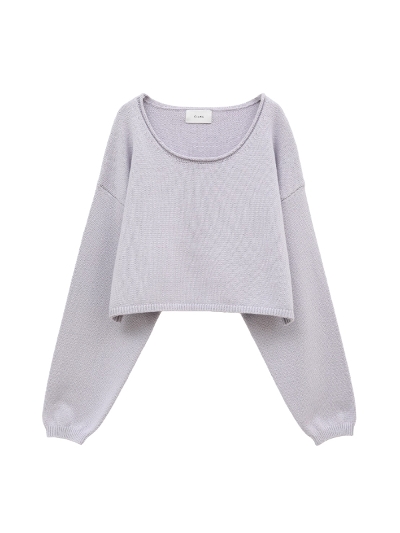 CLANE (Nl) 18106-2262 ROLL NECK SHORT KNIT TOPS