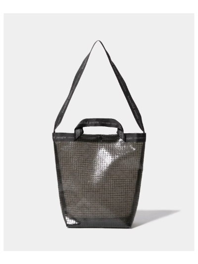 beautiful people (r[eBts[v) 1000611931 Plaid Vinyl logo tape shoulder bag
