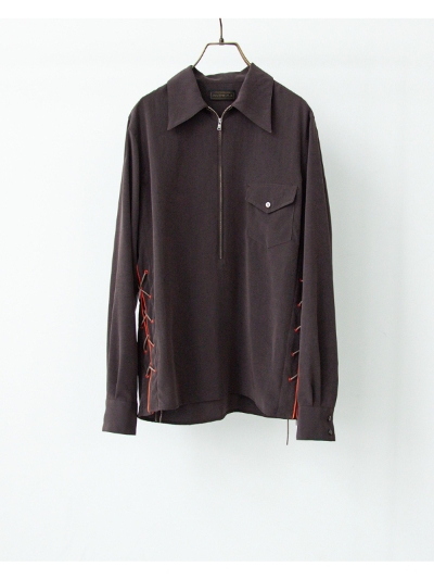 ANTHEM AiAZG[) AA-A00160SH POWDERY VISCOSE WESTERN PULL OVER SHIRTS