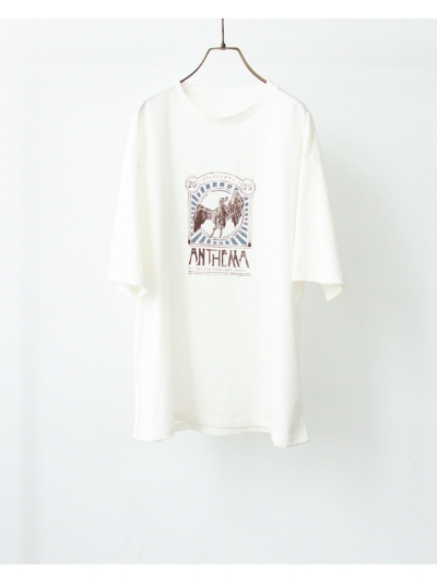 ANTHEM AiAZG[) AA-A00168CS "ANTHEM A" BAND T-SHIRT