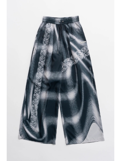 PRANK PROJECT (vN vWFNg) 31251315610 Ombre Check Lace Print Pants