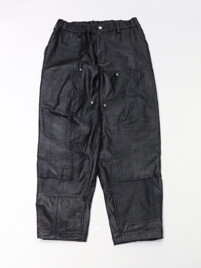 OLD PARKiI[h p[Nj OP-501 DOUBLE KNEE LEATHER PANTS