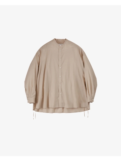 GraphpaperiOty[p[ jGL251-50296 Silicon Lawn Drawstring Band Collar Shirt