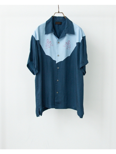ANTHEM AiAZG[) AA-A00141SH POWDERY CUPRA OPEN COLLOER SHIRTS