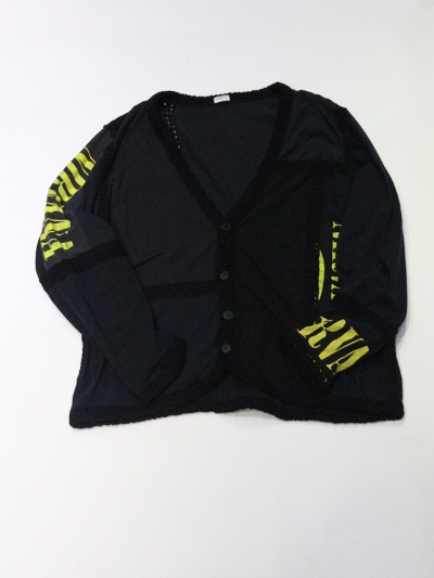 OLD PARKiI[h p[NjOP-505 CROCHET CARDIGAN