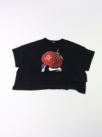 UNDERCOVERiA_[Jo[jUC1E1892-3 FRINTSHORTWIDETEE STARAWBERRY