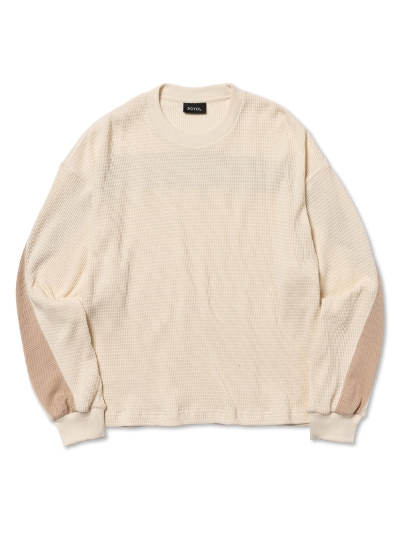 ROTOLig) R25SSCNY09 MILD WAFFLE SWITCH LONG SLEEVE TEE