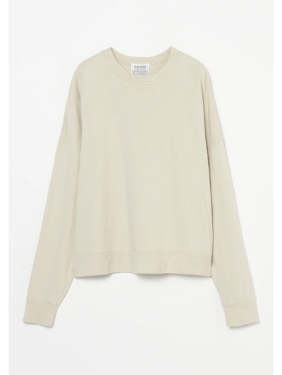 INSCRIRE (AXNA) IC251DAI25SSBC104 Cotton Linen Crew Sweat Shirt
