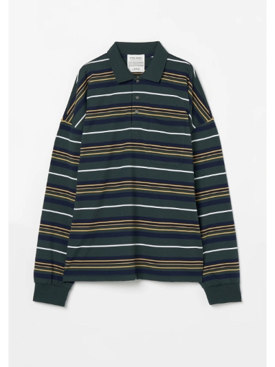 INSCRIRE (AXNA) IC251DAI25SSBC110 Border BIG Polo Shirt