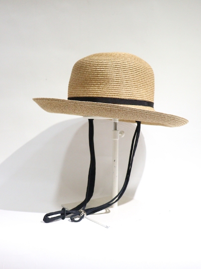 COMESANDGOESiJYAhS[Y)27245@PAPER BRAID HAT (W CHIN STRAP)