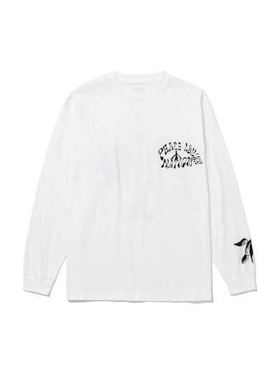 Sasquatchfabrix.iTXN@b`t@ubNX) 25SS-TS9-001 L/S T-SHIRT gPEACE LOVING NATIONh