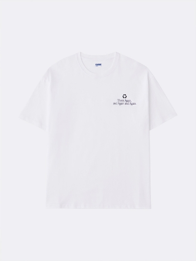 NEW YOURS ij[A[YjNYMCT243503@RAPHIC TEE / THINK AGAIN AND AGAIN