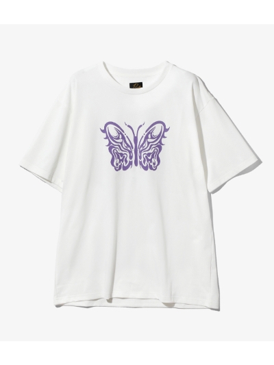 NEEDLESij[hYjQV433 Needles x Kae Tanaka S/S Crew Neck Tee - Poly Jersey / KT Papillon