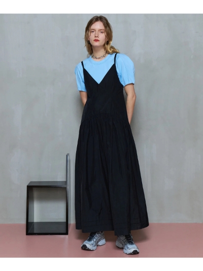 MAISON SPECIAL 21251265806 Tiered Volume Camisole Dress