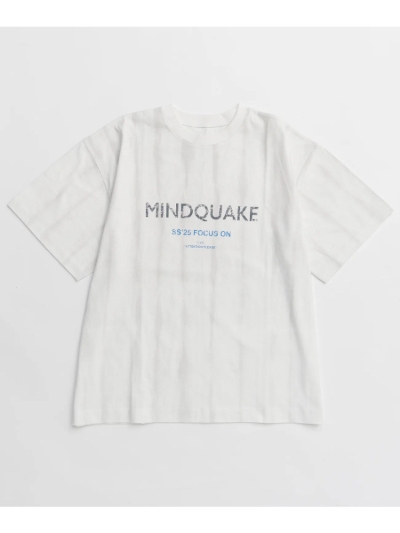 MAISON SPECIAL 21251415805 MINDQUAKE Logo Oversized T-shirt