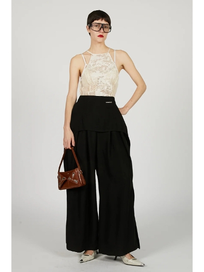 PRANK PROJECT (vN vWFNg)  31251465615 Layered Satin Voluminous Pants