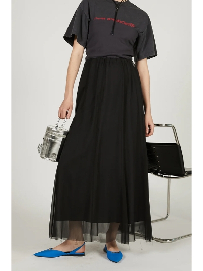PRANK PROJECT (vN vWFNg)  31251516105 4way Rib Maxi Skirt