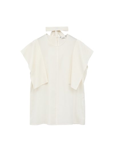 CLANE (Nl) 18122-4182 SQUARE SLEEVE BLOUSE