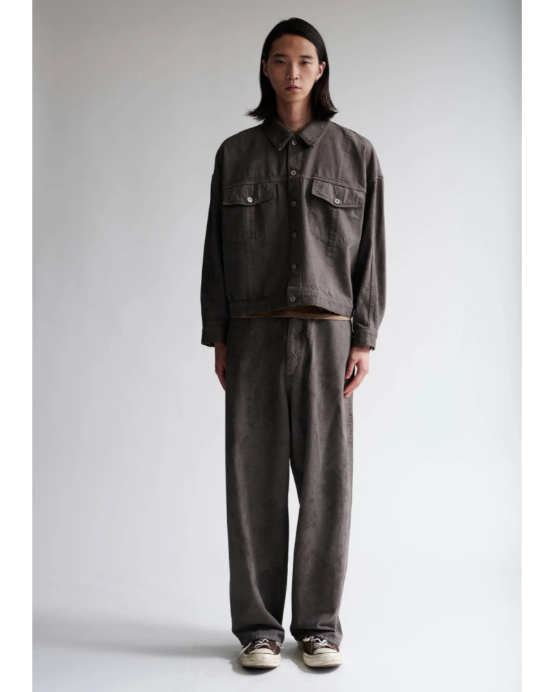 INSCRIRE (AXNA) ID-JK42 Color Denim Wide Jacket