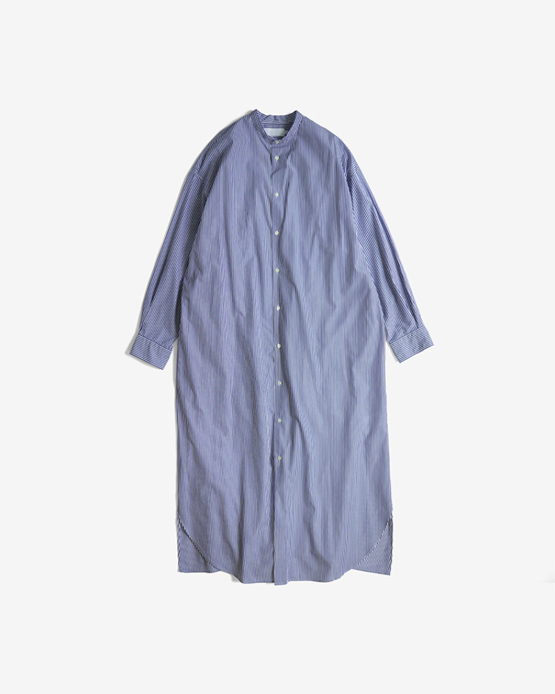 GraphpaperiOty[p[ jGL241-60009STB Broad Band Collar Oversized Shirt Dress