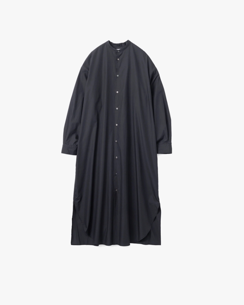 GraphpaperiOty[p[ jGL243-60009B Broad Band Collar Oversized Shirt Dress