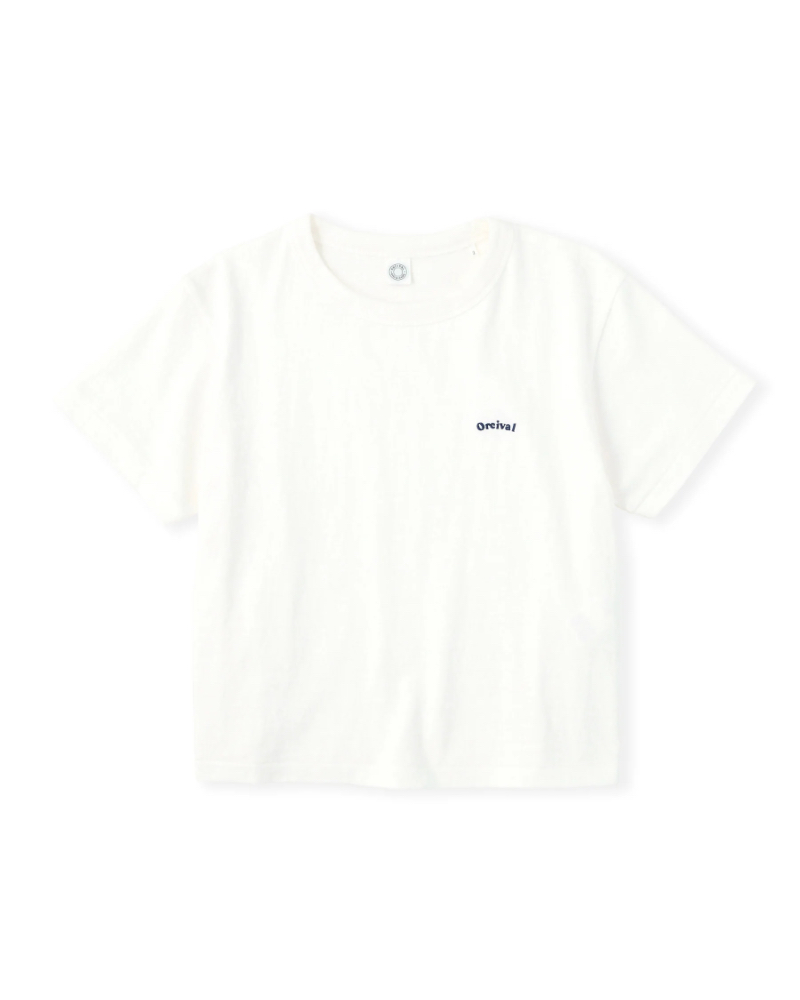 ORCIVALiI[VojOR-C0419 Men's Uneven Jersey Embroidery T-shirt