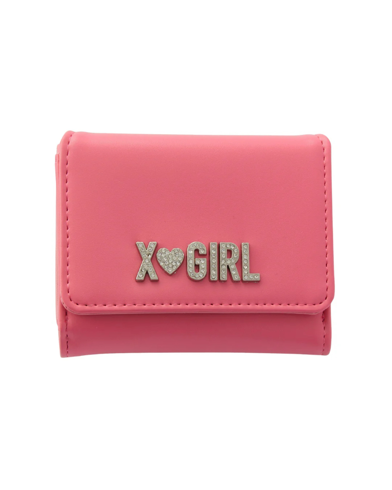 X-girliGbNXK[) 4582700439497 RHINESTONE LABEL MINI WALLET