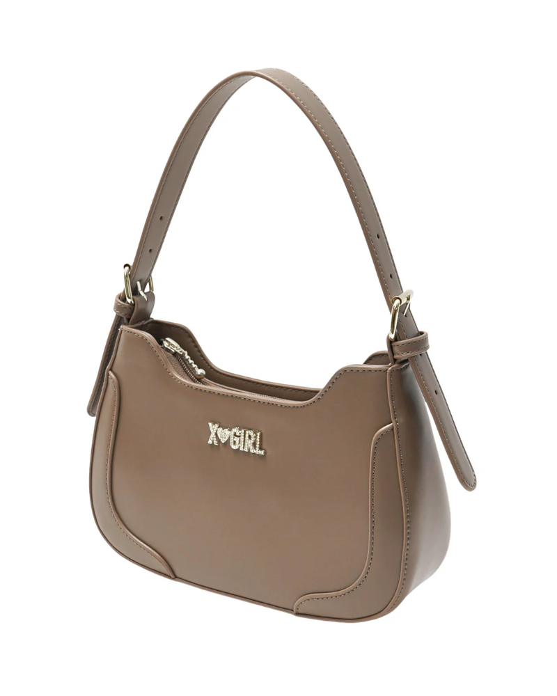 X-girliGbNXK[) 4582700439022 RHINESTONE LABEL HANDBAG